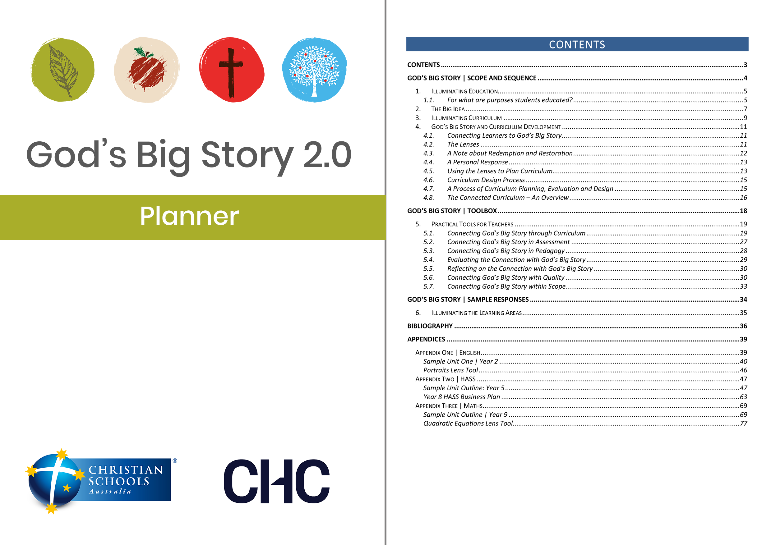 God's Big Story 2.0: Planner
